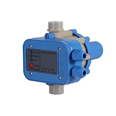 Automatic Pump Control, Water Pressure SwitcController 110V Automatic Pump Control Pressure Switch Electronic Switch Controller for Well Pump Self priming pump, Jet Pump, Garden Pump 10 Bar