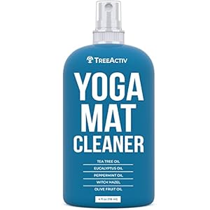 TreeActiv Yoga Mat Cleaner Spray, 4 fl oz, Cleanin...
