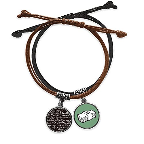 Dinero pulsera matemática de cuero el regalo perfecto para graduación de profesores