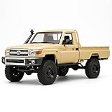 DESIGN TOYOTA LAND CRUISER – Carrozzeria in ABS riproduce fedelmente il pick-up J40, inclusio di griglia del radiatore, fari, parafanghi e portellone del vano di carico funzionale; l'aspetto autentico attira i collezionisti e rende le avventure in scala particolarmente realistiche 1:12.