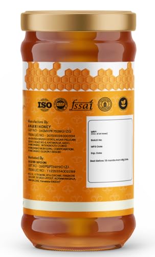 Image of Indu Foods Manuka Honey, 100% Virgin Raw and Natural, Rich in Antioxidants, Premium Health-Boosting Sweetener