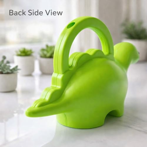 Image of Dinosaur Watering Can for Kids | 1 Litre | Plastic Dinosaur with Moving Eyes | Leak Proof, Lightweight, Easy Grip Watering Can | Kids Return Gifts | 10 Inches (Maali No. 1)