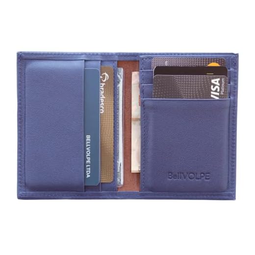 Carteira Masculina Slim Couro Legítimo (Marinho)