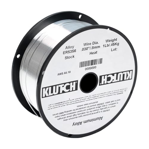 Klutch ER5356 Aluminum Welding Wire, Size .030, 1-Lb. Spool, Model# ER5356-030-01NT