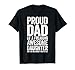 Proud Dad of A Freaking Awesome Daughter Shirt Fathers Day T-Shirt