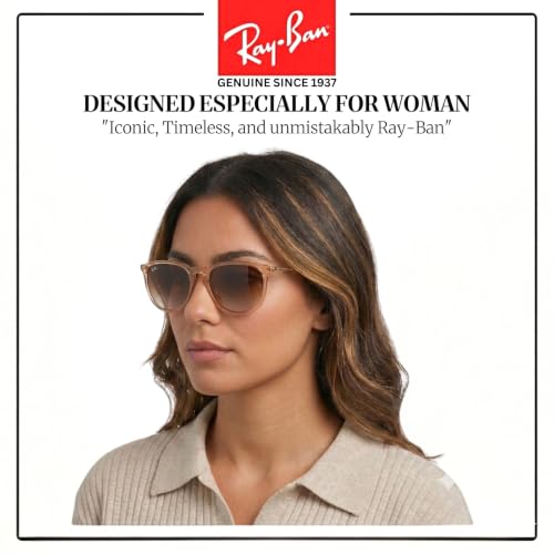 Image of Ray-Ban RB4171 ERIKA CLASSIC Phantos Shaped Sunglasses for Women with Official RAYBAN Eyewear Kit