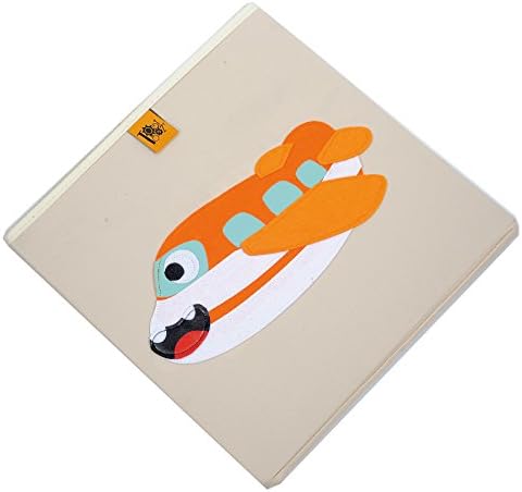 Toot Toot Square Children Storage Box Toy Organiser Foldable (Aeroplane)