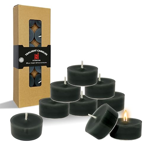 Fcmshamd Smoked Sandalwood Scented Tealight Candles