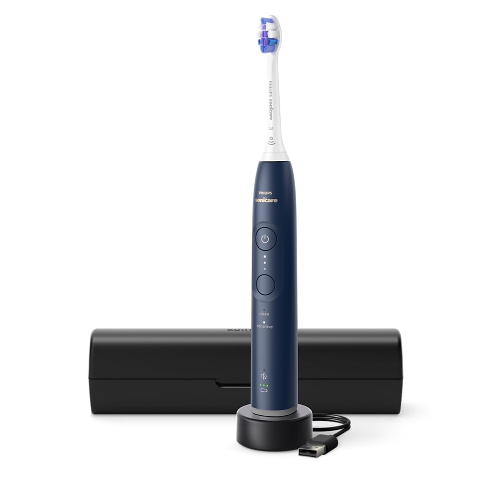 HX7403 Cepillo de Dientes Eléctrico Recargable 3 Velocidades Temporizador Azul