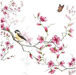 Ambiente Napkin 33 Centimeter Bird and Blossom Serviettes