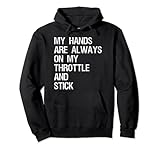 HOTAS Hands on Throttle and Stick Innuendo for Men and Women Pullover Hoodie