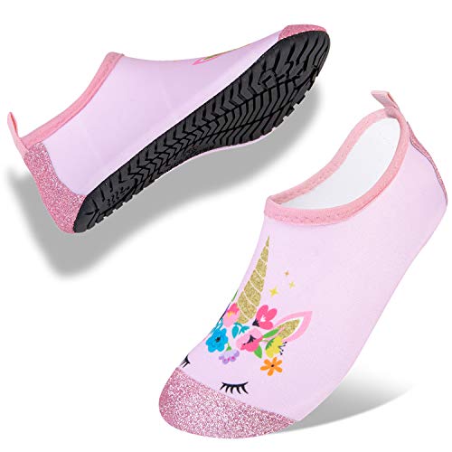 WateLves Kids Water Shoes Toddler Girls Boys Barefoot Non-Slip Quick Dry Aqua Socks for Beach Swim Walking2