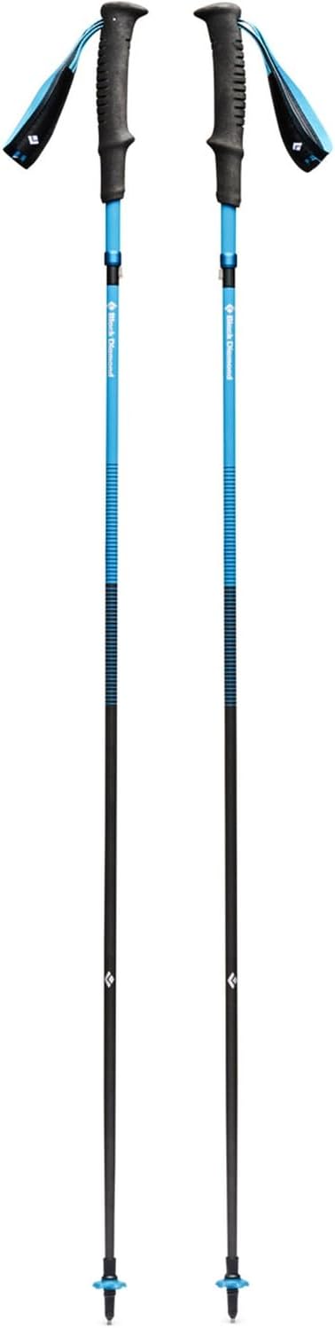 BLACK DIAMOND Distance Z Trekking Poles (Pair) | Ultralight | Foldable Z-Pole Design | Trail Running & Hiking Stability