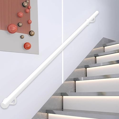 Lunghezza regolabile: la lunghezza varia da 30 cm a 600 cm con un diametro del tubo rotondo di 3,2 cm e una distanza dalla parete di 7 cm, per soddisfare varie esigenze di installazione.