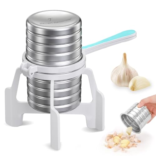 7' Seven Seconds New skill in the kitchen. Speedy Shake, 7~Second Garlic Peeling. After Usage, Pour...