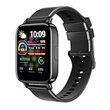 Smart Watch with Text and Call for Women Men, 1.7 "Full Touchscreen Smartwatch with Heart Rate Monit