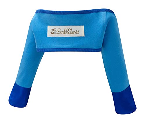 Preisvergleich Produktbild ScratchSleeves / Kratzhandschuhe mit Ärmeln für juckreizgeplagte Babys / Blau / 3-6m