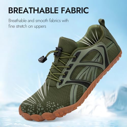 Image of ATHMILE Barefoot Water Shoes Women Men Wide Non Slip Aqua Beach River Pool | Quick Dry Swim Kayak Lake Hiking Surfing Boating Fishing Diving Rock Climbing Cruise Ship Essentials