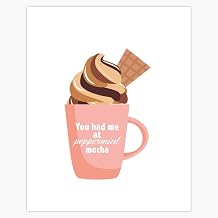 You Had Me at Peppermint Mocha Sticker Decal Laptop Car Window Vinyl 5"
