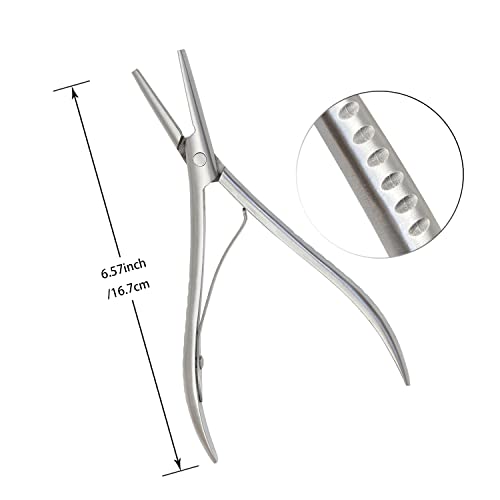 Image of Stainless Steel Hair Extensions Pliers Multi-function Styling Tool for Wig Making