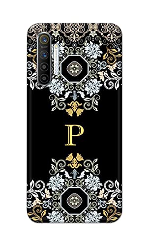 Image of Printed Hard Back Cover Case for Realme XT | Realme X2 | Oppo K5 Back Cover (Alphabet P) -1803