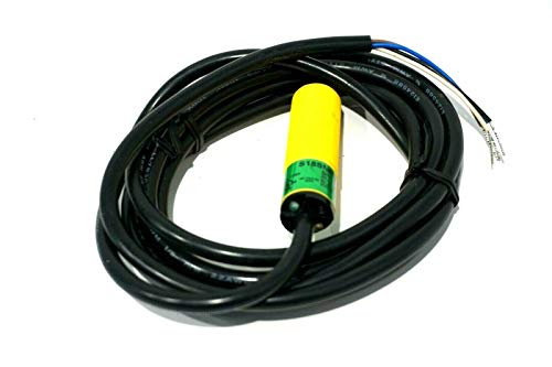 BANNER ENGINEERING S18SN6FF50 RANGE: 50 MM, ENCAPSULATED BARREL-MOUNT SENSOR, OUTPUT: COMPLEMENTARY NPN, (28940), INPUT: 10-30 V DC, FIXED FIELD, 2 M (6.5 FT) CABLE, EZ-BEAM, S18 SERIES, PHOTOELECTRIC