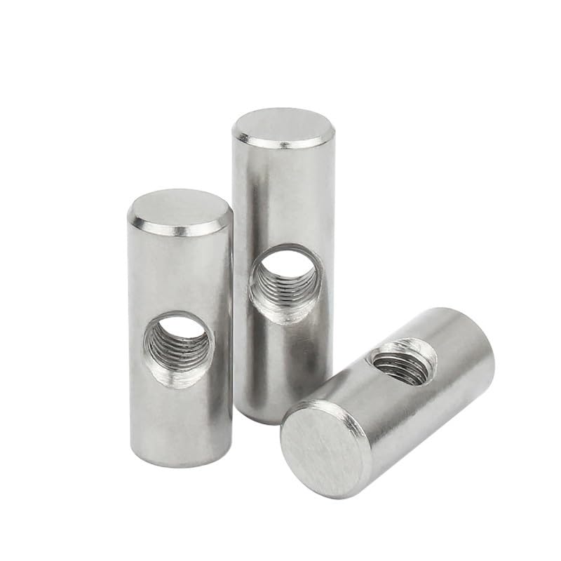Cilindermoeren, 304 roestvrijstalen meubelmoeren M4 M5 M6