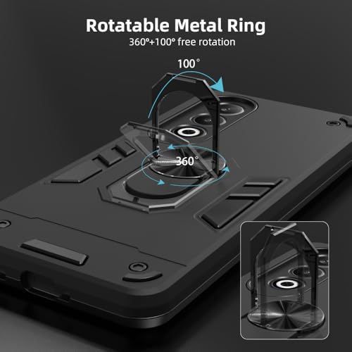 Image of NDCOM for Slim for OnePlus Nord CE 4 - Durable OnePlus Nord CE4 Cover, Precision Fit One Plus Nord CE4 Back Cover, Protective One Plus Nord CE 4 Cover Ring Holder Case