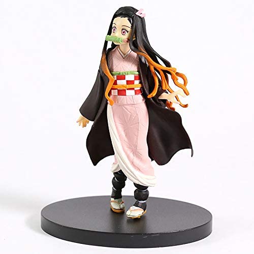 Image of Awestuffs Action Figure Limited Edition for Car Dashboard, Decoration, Cake, Office Desk & Study Table (Nezuko D Slayer)