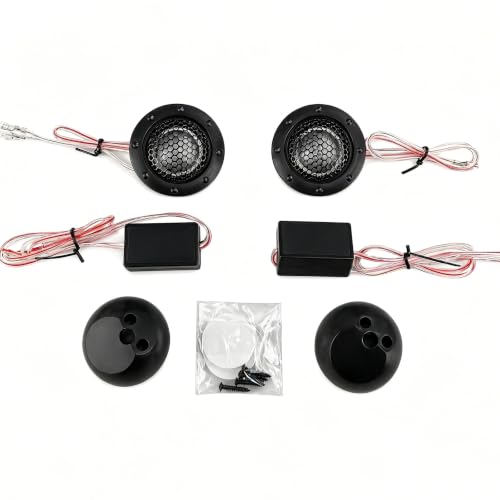 Car Tweeters, Car Audio Stereo Speaker, Aluminum Frame and Diaphragm Tweeter 4 ohm 320 Watts Sound Stereo Speakers for All Vehicles