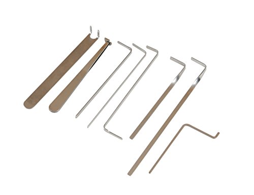 Dietrich Set Profi Schloss Spanner Set 8-teilig Original Multipick ® Elite Lockpicking Zubehör