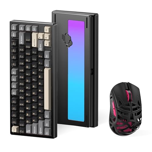 WLMOUSE Beast Miao(OM Switch, Black&Red) - �Q�[�~���O�}�E�X�{WOBKEY Rainy 75 ���J�j�J���L�[�{�[�h(Color (�u���b�N �p���z��)