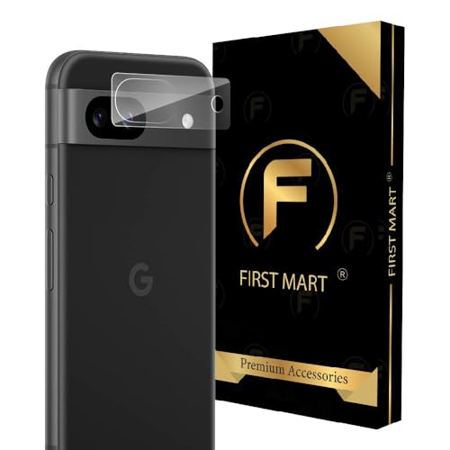 Image of FIRST MART Camera Lens Protector for Google Pixel 8A | 9H Tempered Glass, HD Clear, Scratch Resistant, Anti-Fingerprint, Case-Friendly | Crystal Clear, Pack of 1