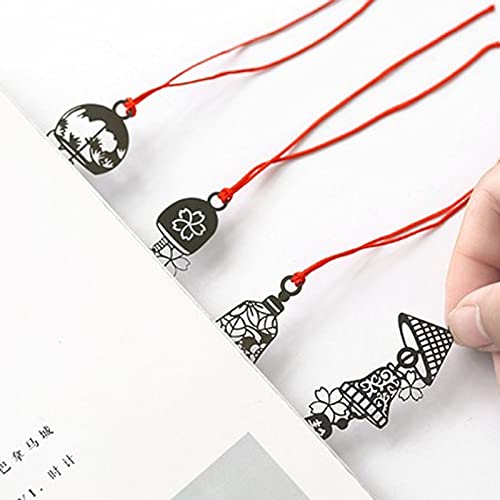 Signet 10 PCS Stereo Exquisite Hollow Out Metal Marquièce Fille Gift Student Lecture Papeterie Signets