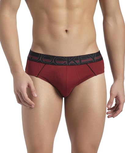 Image of Jockey US14 Men Super Combed Cotton Solid Brief with Ultrasoft Waistband (Colors & Prints May Vary)