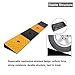 foriy Rubber Curb Ramp 2'' Driveway Ramp 1 Pack Heavy Duty Car w/4 Expansion Screws Loading Rubber Ramp for Cars Forklifts Trucks Motorcycle Wheelchairs 39''(L) X6''(W) X2''(H)