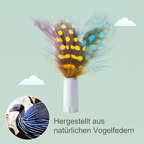 Miniatura 3 de Goldensun 12 Accesorios Intercambiables Para Juguetes De Plumas Para Gatos, Plumas Reemplazables Y Accesorios De Peluche