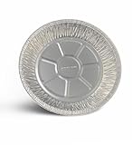 Baker's Mark 15 Count - 9' Sturdy Disposable Aluminum Foil Pie Pans Pie Tins - 1.5' Deep