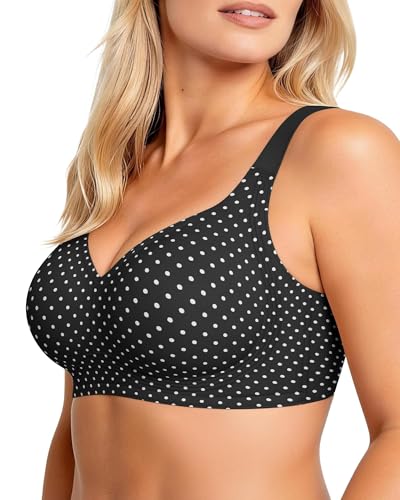 Image of OEAK Womens Wireless Jelly Bras Plus Size Support Push Up Comfortable Bra