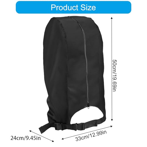 Protector de bolsa de golf portátil con diseño compacto y plegable de alta resistencia 3