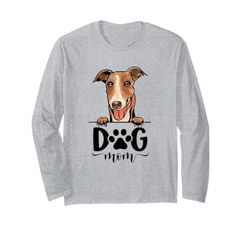 Sbirciando Jack Russell Terrier Dog Mom Puppy Lover Festa della mamma Maglia a Manica