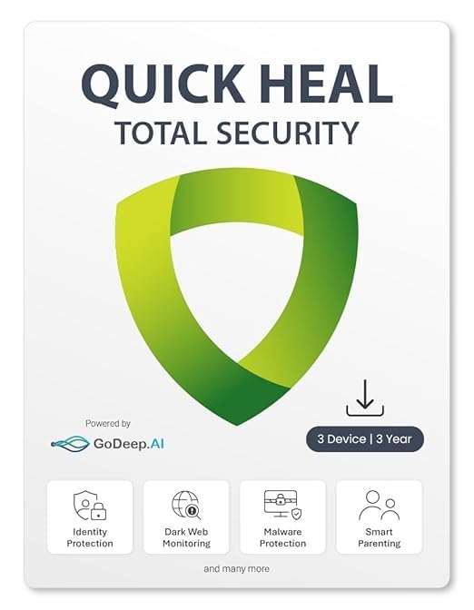Velentron - Quick Heal Total Security | 3 User 3 Years | AI Based Device Security for PC | Safe Banking | Email Protection | Ransomware Protection | Parental Control | Data Backup |-image-23