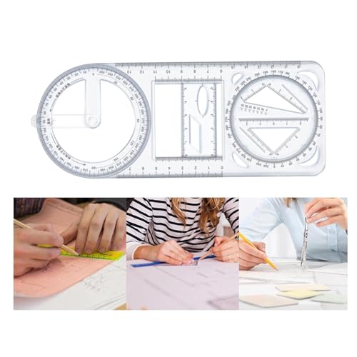 Jashgop Store Jashgop Multifunctional Geometric Ruler Mathematics - Image 5