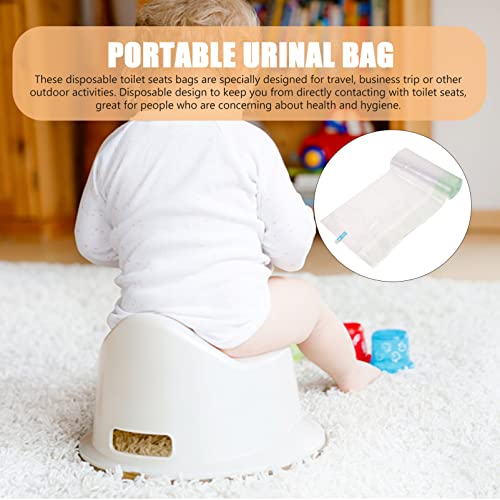 5 Rolos Saco De Cordão Descartável Forros De Treinamento Potty Descartáveis Sacos De Sanitário Penic