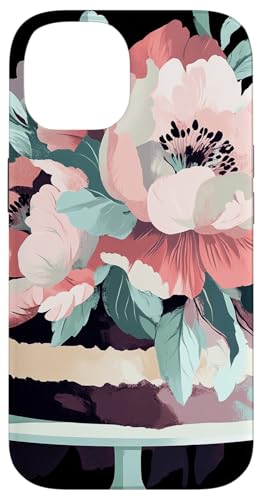 iPhone 14 Elegant Floral Cake Art For Baking Enthusiasts Case