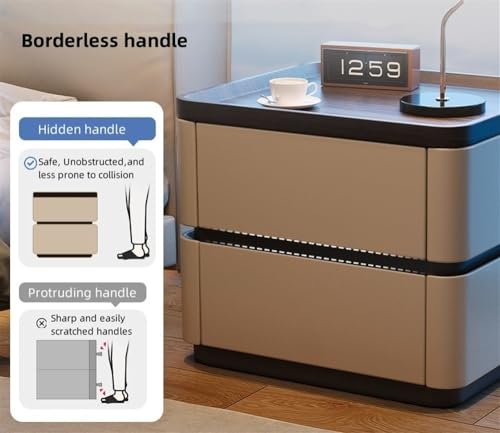 Table de chevet à 2 tiroirs pour optimiser le rangement