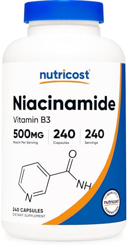 Nutricost Niacinamide (Vitamin B3) 500mg,...