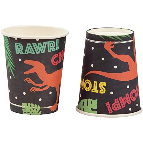 Dinosaur Party Supplies, Disposable Dinnerware Set (Serves 24, 144 Pieces) #TOP5