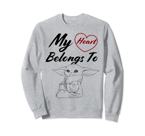 Sweatshirt Star Wars sweat imprimé The Mandalorian The Child homme femme