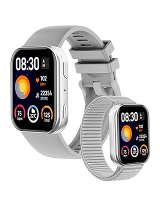 Arteedom Smartwatch for Men Women 1.93in HD Gray